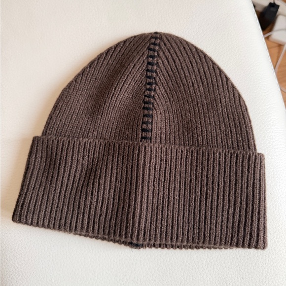 NWT Rag & Bone Slate Brown Clarkson Beanie - Picture 3 of 11